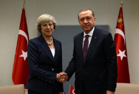 Turkey’s Erdogan, British PM discuss boosting trade relations, Syria, Cyprus in Ankara 
